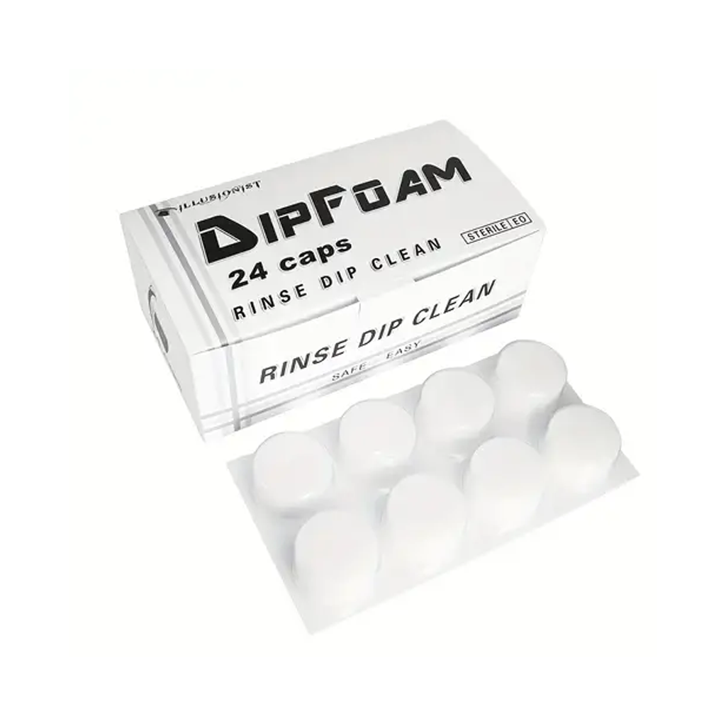 Dip Foam - Cápsulas de Espuma Limpiadora para Tatuajes