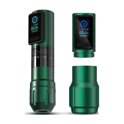 MÁQUINA INFERNO MATTE GREEN - DOBLE BATERÍA