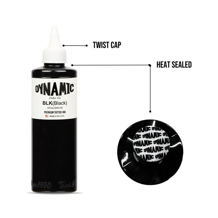 Pigmento DYNAMIC Black 8OZ.