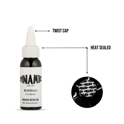 Pigmento DYNAMIC Black 1 oZ
