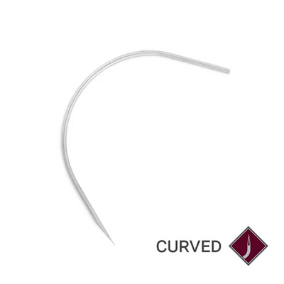 PRECISION NEEDLES AGUJAS CURVAS PARA PIERCING ESTÉRILES (1UND)